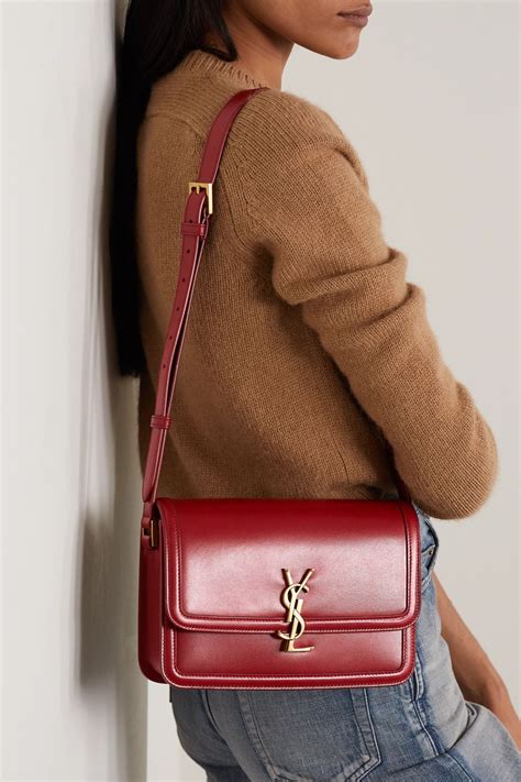 ysl red shoulder bag|saint laurent solferino bag.